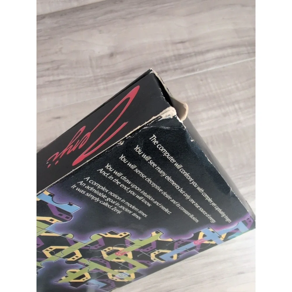 Zenji Commodore 64, 1984 Activision Video Game ( BOX And MANUALS ONLY )